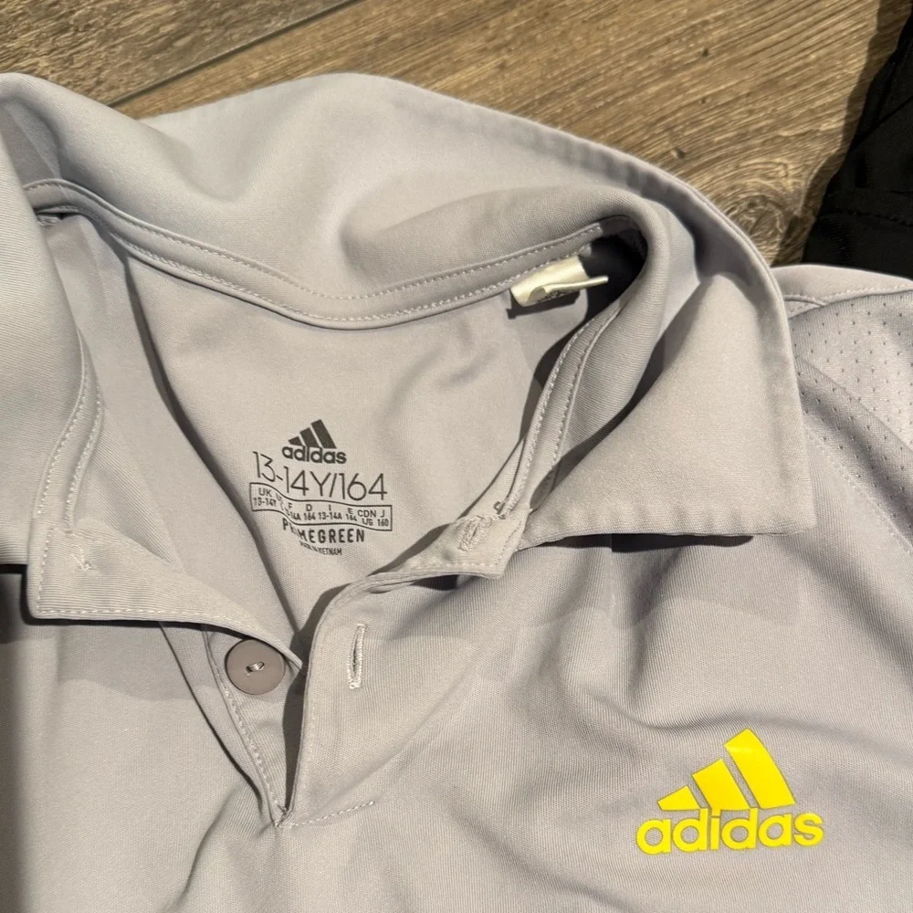 Boys Golf Outfit Size 13/14 Adidas & Grayson & Dunn EUC